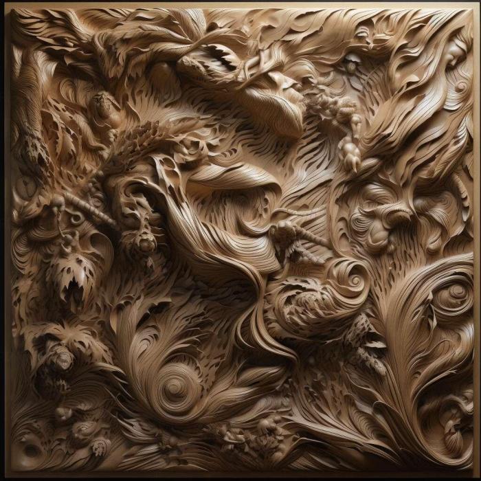 نموذج ثلاثي الأبعاد لآلة CNC 3D Art 